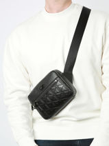 Cross Body Tas Lacoste Zwart monogramme NH4401MR-vue-porte