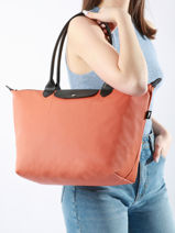 Longchamp Le pliage energy Schoudertas Rood-vue-porte