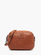 Cross Body Tas Heritage Leder Biba Bruin heritage BT24