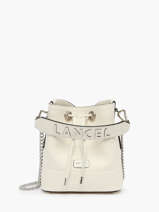 Mini Bucket Bag Ninon Leder Lancel Wit ninon A11466