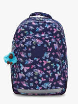 Rugzak Class Room 2 Compartimenten Kipling Blauw back to school KI7090