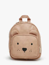 Mini Rugzak Kidzroom Beige beary excited 4725