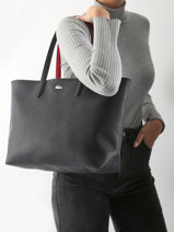 Handtas Anna Lacoste Zwart anna NF4823AA-vue-porte