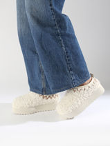 Slippers Eggy Colors of california Wit women CYWPLA06-vue-porte