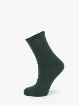 Sokken Pieces Groen socks women 17078534
