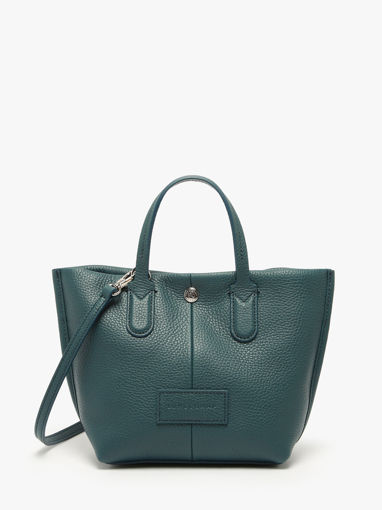 Longchamp Essential cuir Blauw