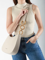 Cross Body Tas Heliconia Woomen Beige heliconia WHEL01-vue-porte