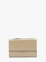 Portefeuille Leder Nat et nin Beige vintage LOTTI