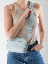 Cross Body Tas Brugge David jones Blauw brugge CM7397-vue-porte