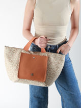 Handtas Estival Vanessa wu Beige estival MA0099-vue-porte