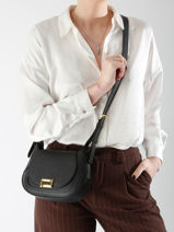 Cross Body Tas Paulette Leder Lancel Zwart paulette A13330-vue-porte