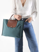 Longchamp Cabas longchamp du march Blauw-vue-porte