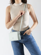 Cross Body Tas Sculpted Gerecycleerd Polyester Calvin klein jeans Groen sculpted 4K3162G-vue-porte