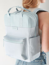 Rugzak 1 Compartiment Met 15" Laptopvak Kapten and son Blauw ibiza P-vue-porte
