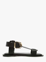 Sandalen Daphne Uit Leder Nuyou Zwart women 11013