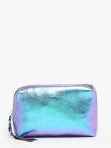 Etui Leder Paul marius Blauw scarabee ADELESCA