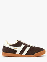Sneakers Uit Leder Gola Bruin women CLB538