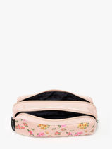 Pennenzak 2 Compartimenten Caramel et cie Roze boheme FI-vue-porte