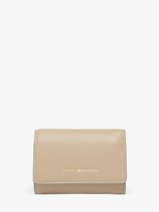 Portefeuille Tommy hilfiger Beige th logotape AW17477