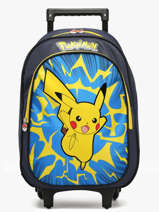 Rugzak Op Wieltjes 1 Compartiment Pokemon Blauw pikachu eclair 25IK204R