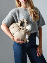 Cross Body Tas Alizier Woomen Beige alizier WALI06-vue-porte