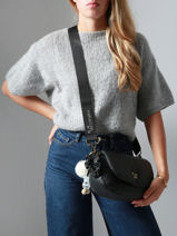 Cross Body Tas S Alizier Woomen Zwart alizier WALI03-vue-porte