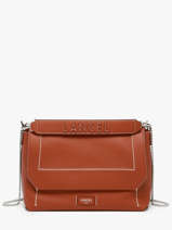 Cross Body Tas Ninon Leder Lancel Bruin ninon A13783