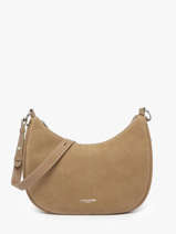 Schoudertas Suede Leder Lancaster Beige suede 82