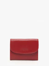 Portefeuille Leder Lancaster Rood paris pm 24