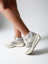 Sneakers 370 Uit Leder New balance Grijs boy U370LP-vue-porte