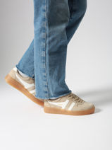 Sneakers Grandslam Uit Leder Gola Rood women CLA589-vue-porte