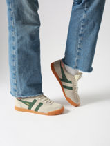 Sneakers Elan Uit Leder Gola Beige women CLB538-vue-porte