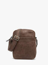 Cross Body Tas Spider Leder Etrier Zwart spider 12645