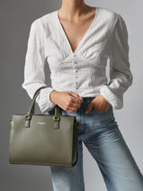 Trapezetas Smooth Leder Lancaster Groen smooth 4-vue-porte