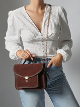 Cross Body Tas La Suite Leder Paul marius Bruin la suite GEOR2SUI-vue-porte