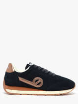 Sneakers City Run Jogger Uit Leder No name Blauw women HRVS04B9