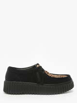 Derby Veterschoenen Torhill Bee Uit Leder Clarks Zwart women 26181189