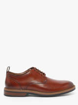 Derby Veterschoenen Aldwin Lace Uit Leder Clarks Bruin men 26183252