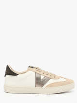 Sneakers Berlin Uit Leder Victoria Beige women 1126222