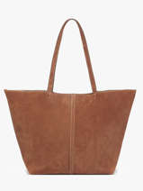 Schoudertas Cabas Leder Vanessa bruno Bruin cabas 29V40873