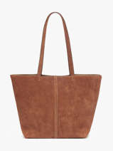 Schoudertas Cabas Leder Vanessa bruno Bruin cabas 29V40874