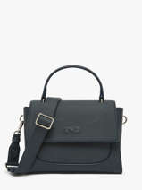 Cross Body Tas Charlene Leder Nathan baume Blauw event 9
