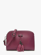 Cross Body Tas Caviar Leder Milano Rood caviar CA21101