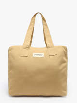 Schoudertas A4 C�lestins Gerecycleerd Katoen Rivedroite Beige timeless CELESTIM