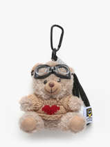 Bag Charm Pink Bear Miniprix Beige charms BB