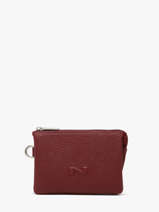 Portemonnee 2 Compartimenten Leder Nathan baume Violet original n 302N