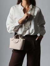 Longchamp Epure timeless Cross bodytas Roze-vue-porte