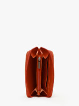 Portemonnee Madras Leder Etrier Oranje madras EMAD900-vue-porte