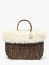Handtas Doudou Le voyage en panier Beige doudou L