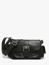 Cross Body Tas Joy Leder Nat et nin Zwart vintage JOY